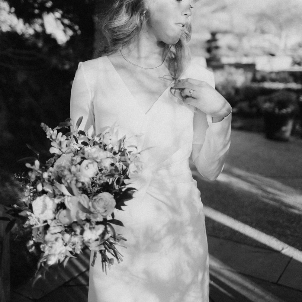 Satin Wedding Dress